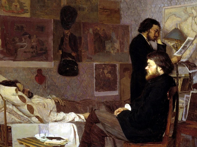 1852 – Kiriak Konstantinovich Kostandi - Amico malato di Kostandi